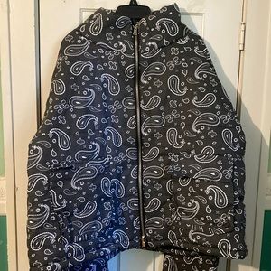 MNML Paisley Puffer Jacket